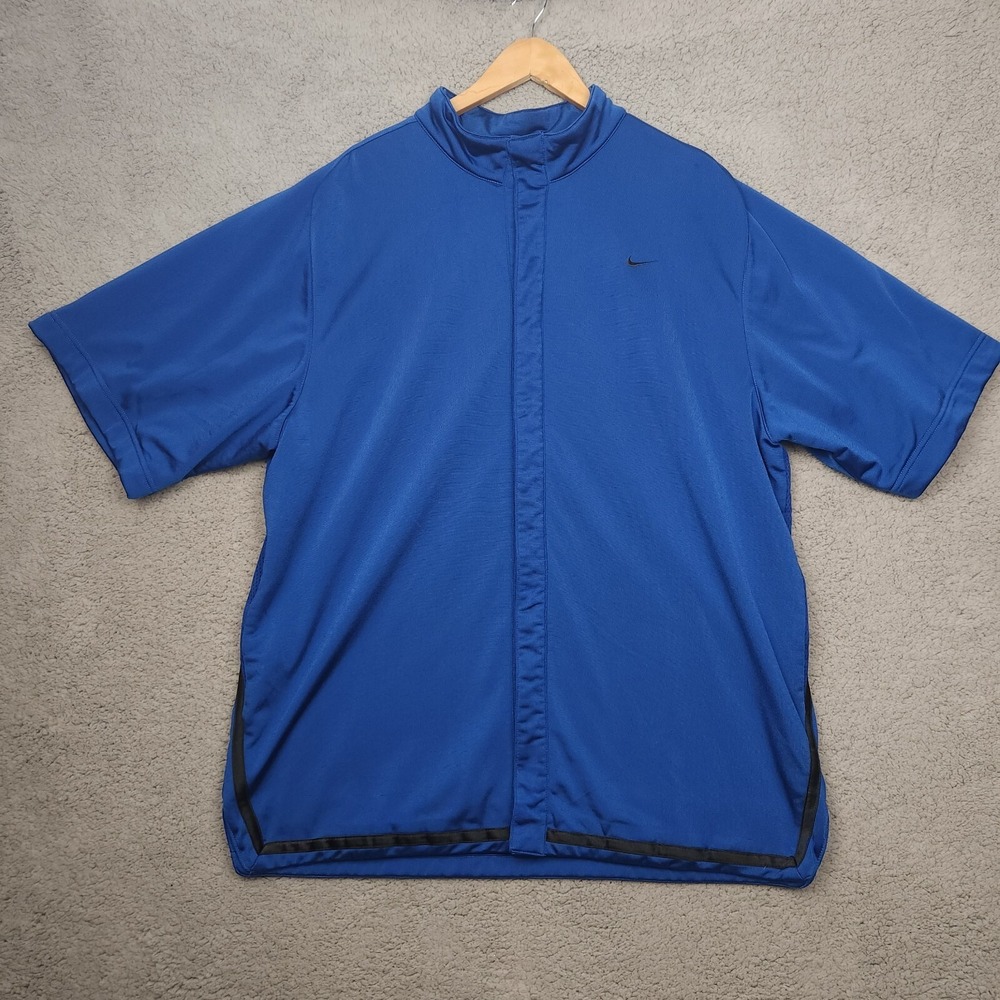 Nike Jacket Mens Extra Large Shooting Shirt Warmup Vented Basketball DriFit Snap